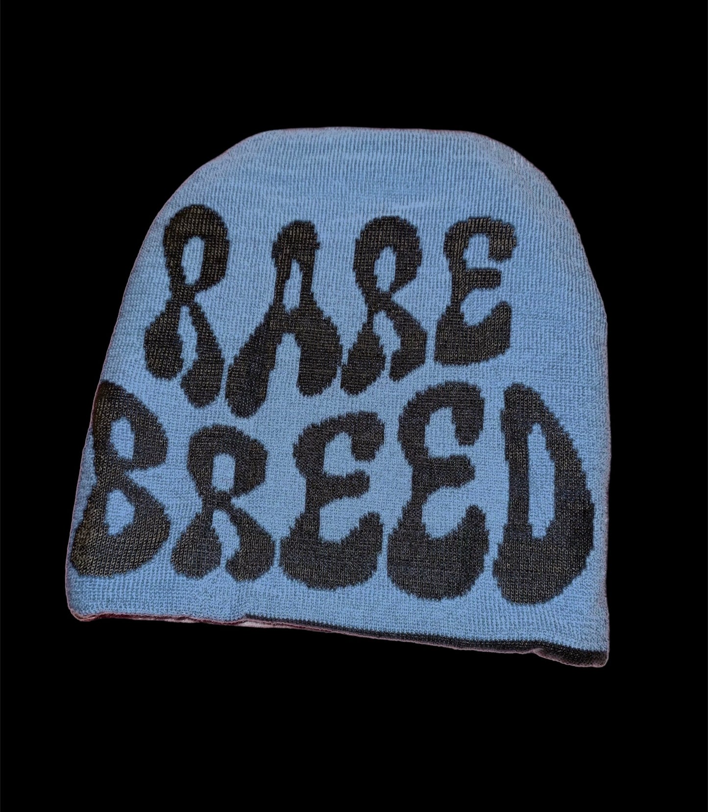 Blue & Black reversible beenie