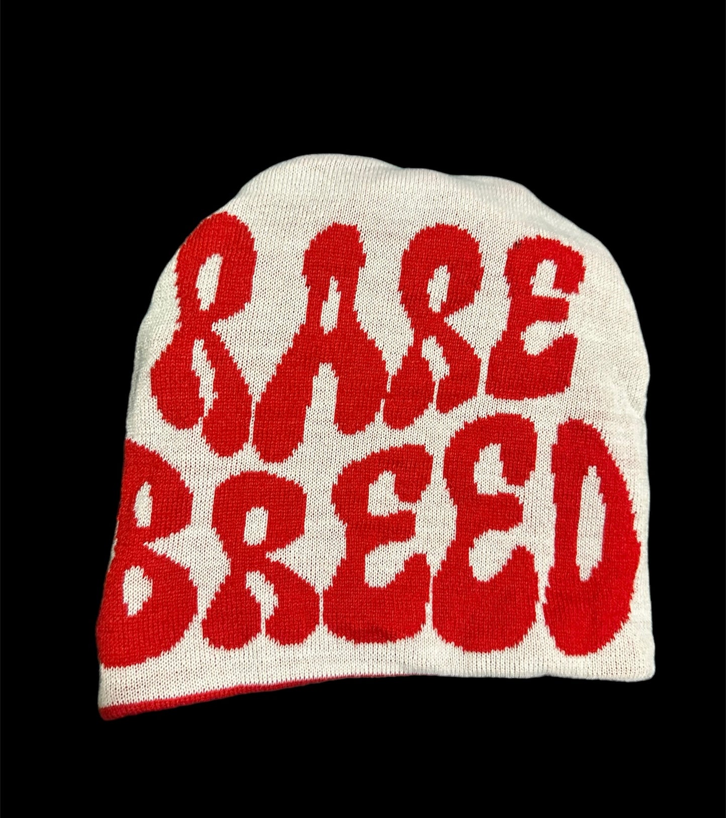 Red & White reversible beenie