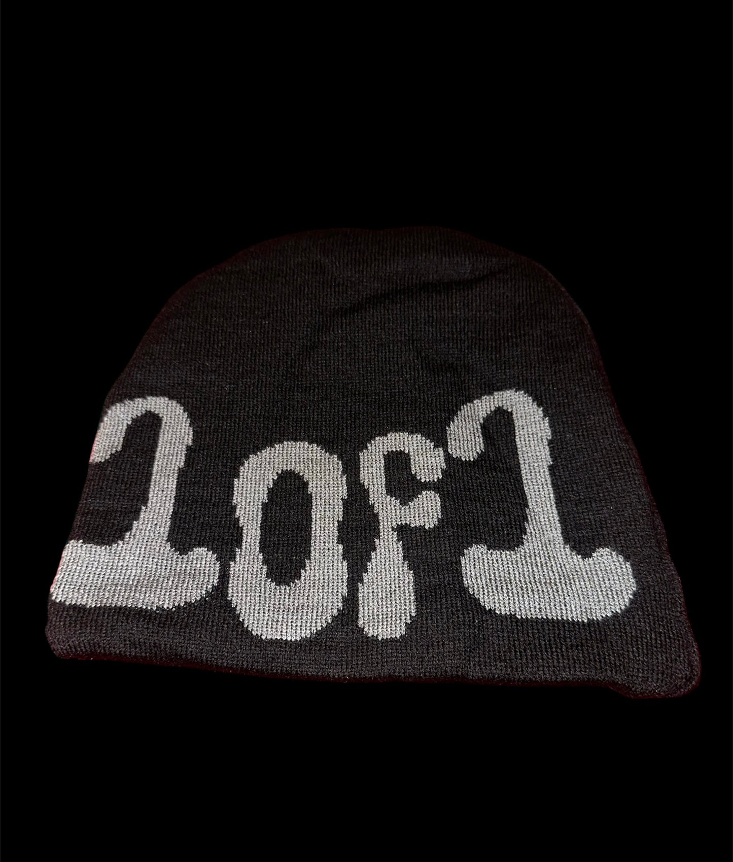 Black & Gray reversible beenie