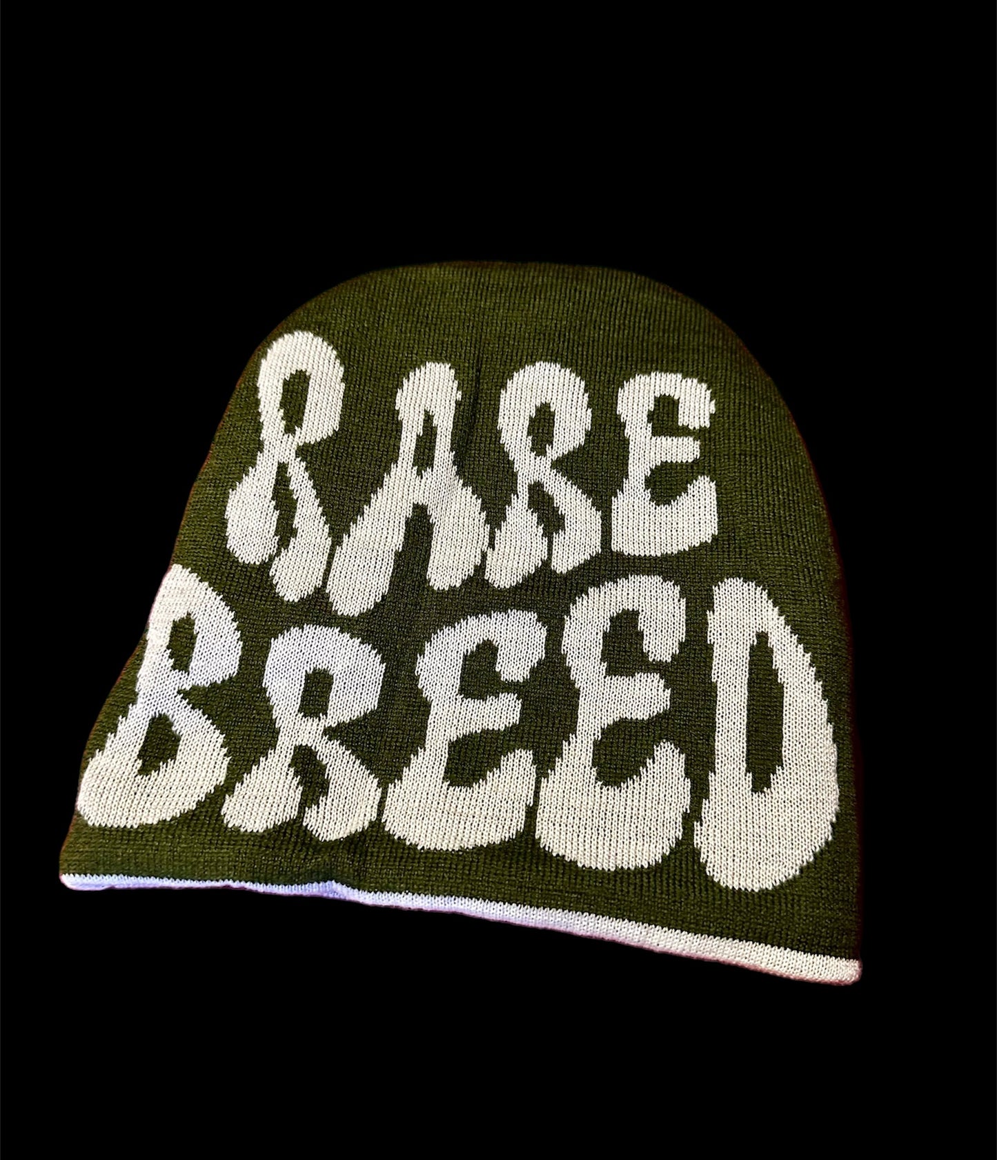 Olive & Cream reversible beenie