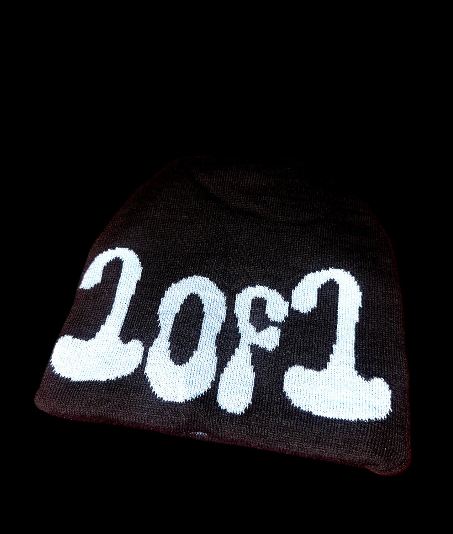 Black & White reversible beenie