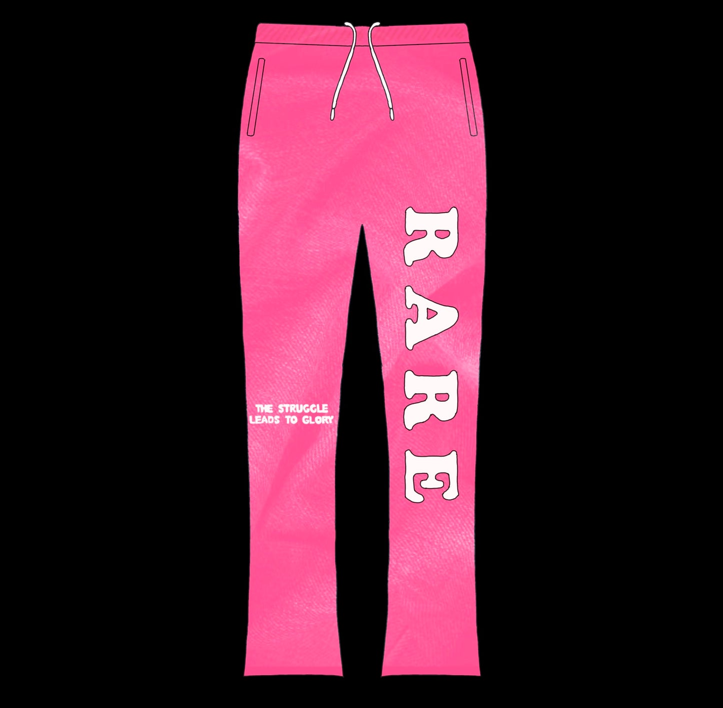 Ash “bubble gum” stacked sweats