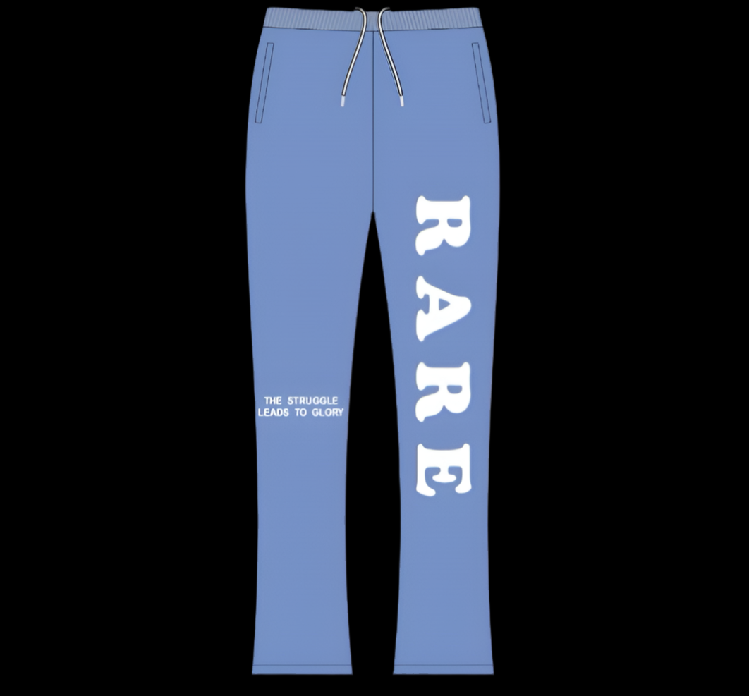 Ash “cotton candy” stacked sweats