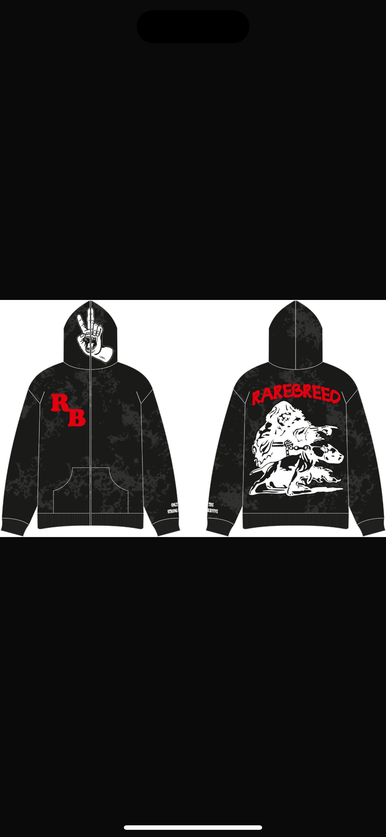 Ash “solar eclipse” zip-up