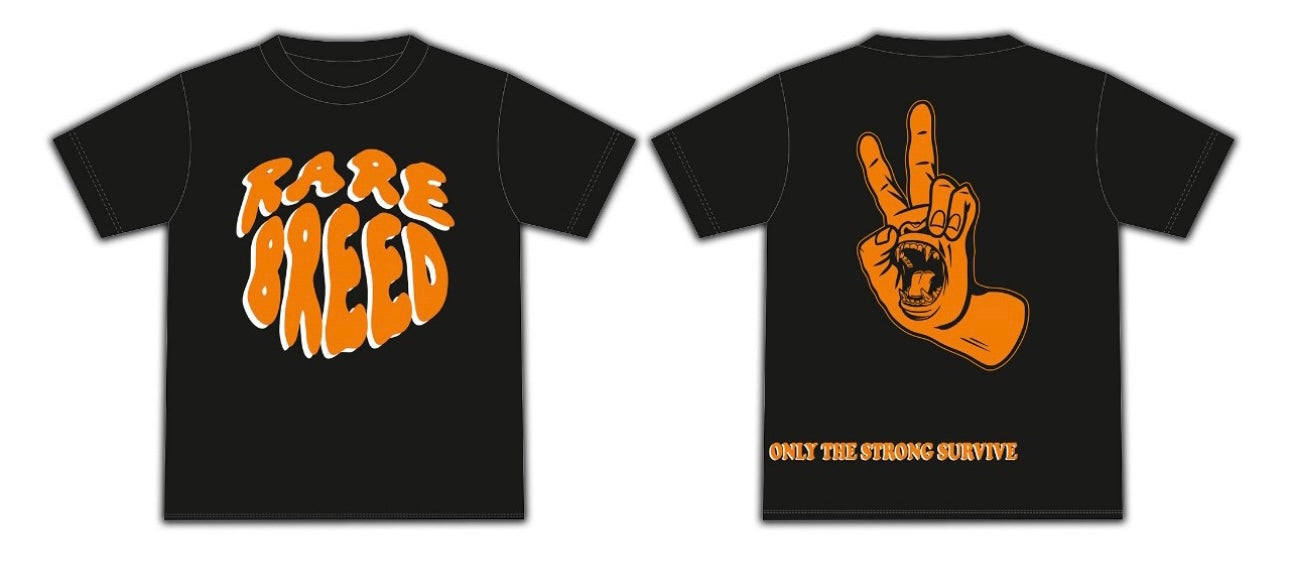 3D Graphic Black x Orange